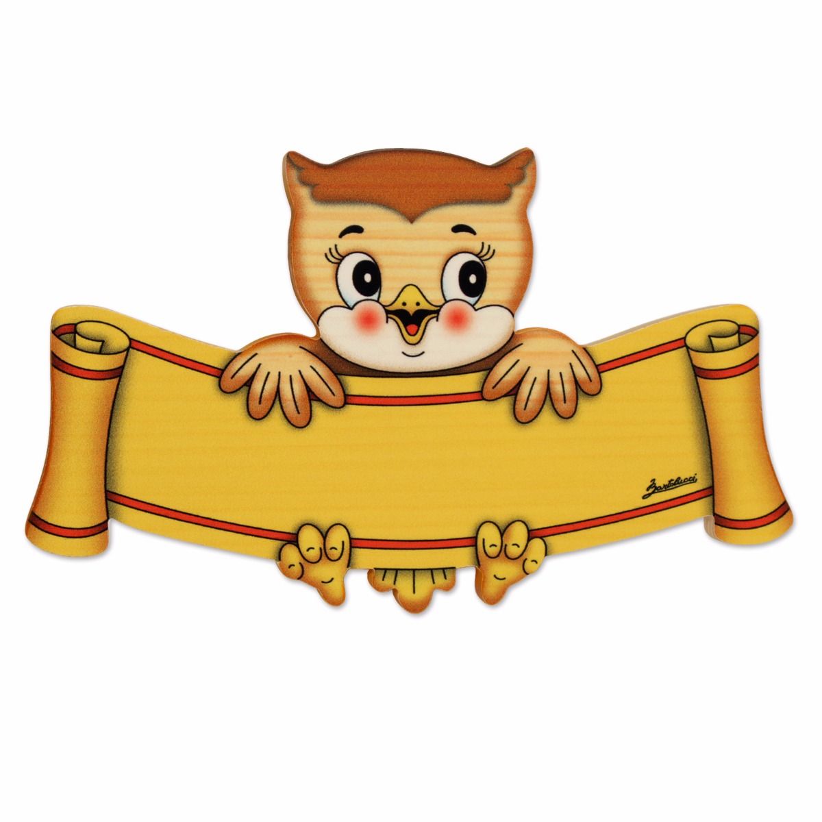 Targhetta Personalizzabile - Gufo