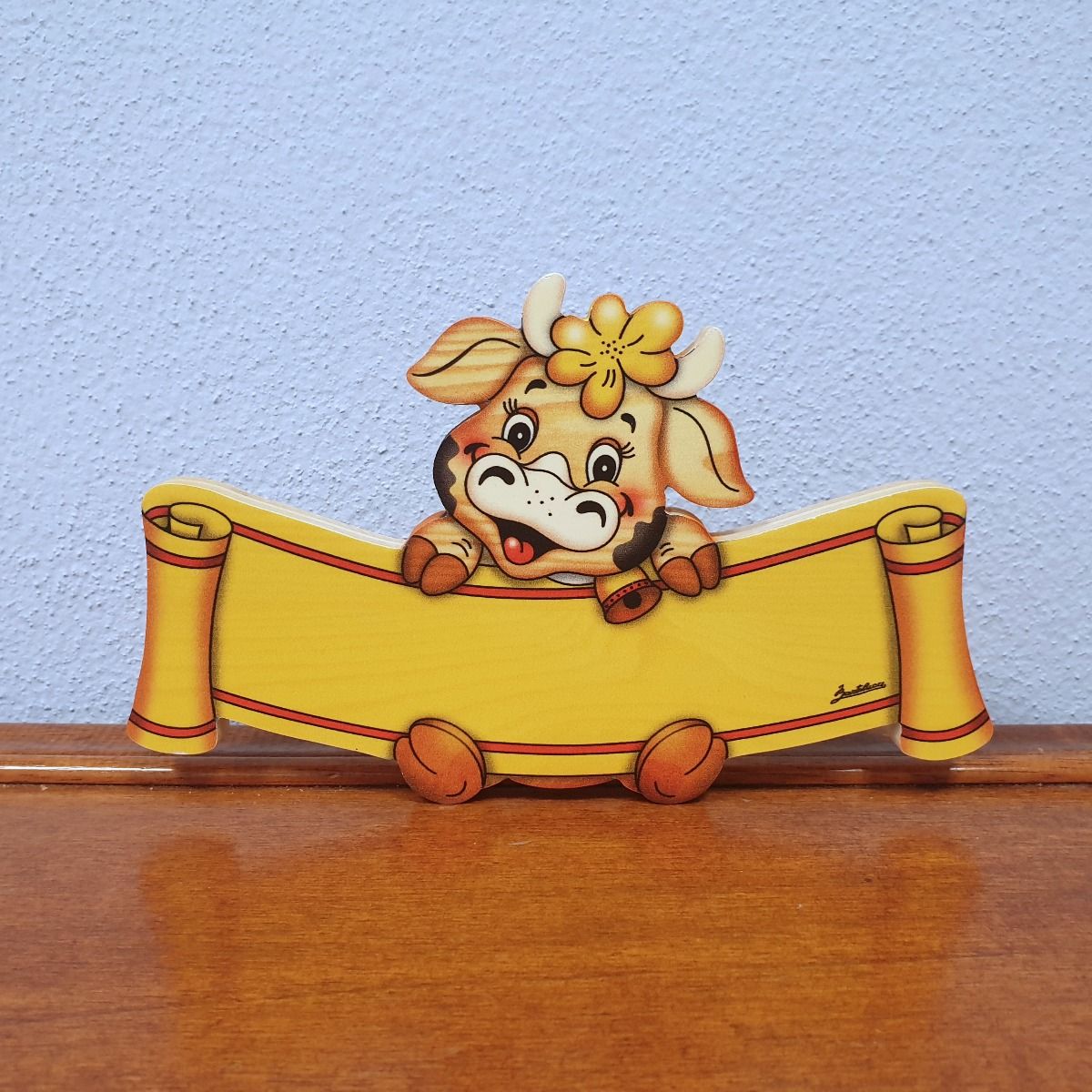 Targhetta Personalizzabile - Mucca