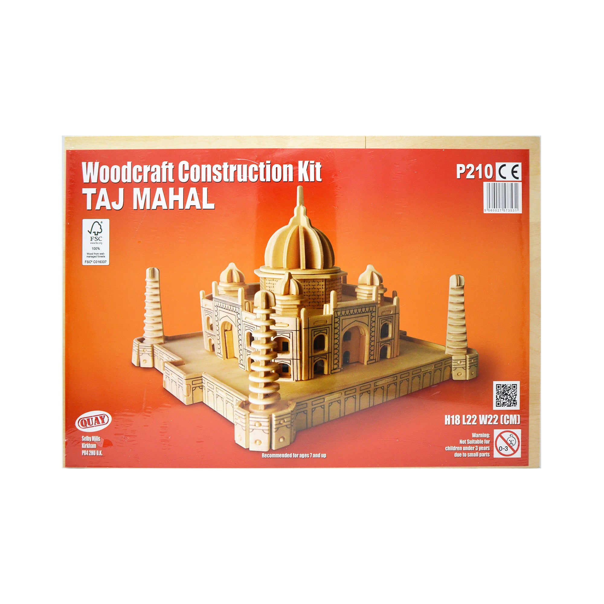 Puzzle tridimensionali in legno - Taj Mahal