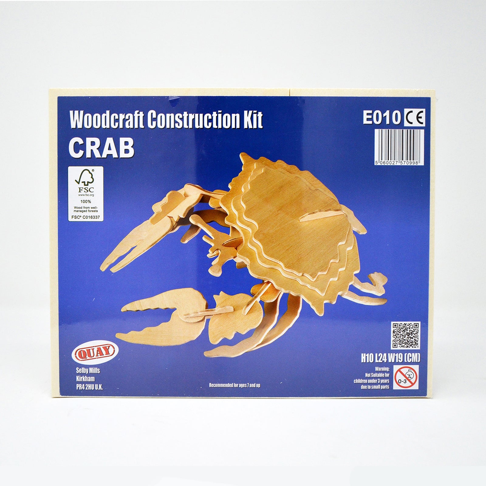 Puzzle tridimensionali in legno - Granchio