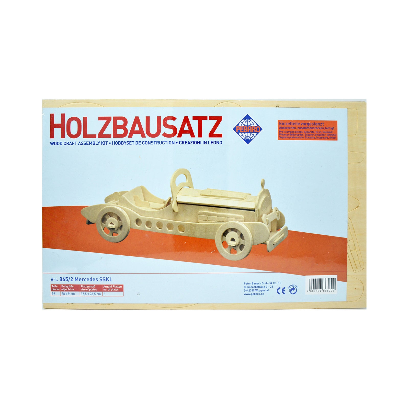 Puzzle tridimensionali in legno - Mercedes SSKL