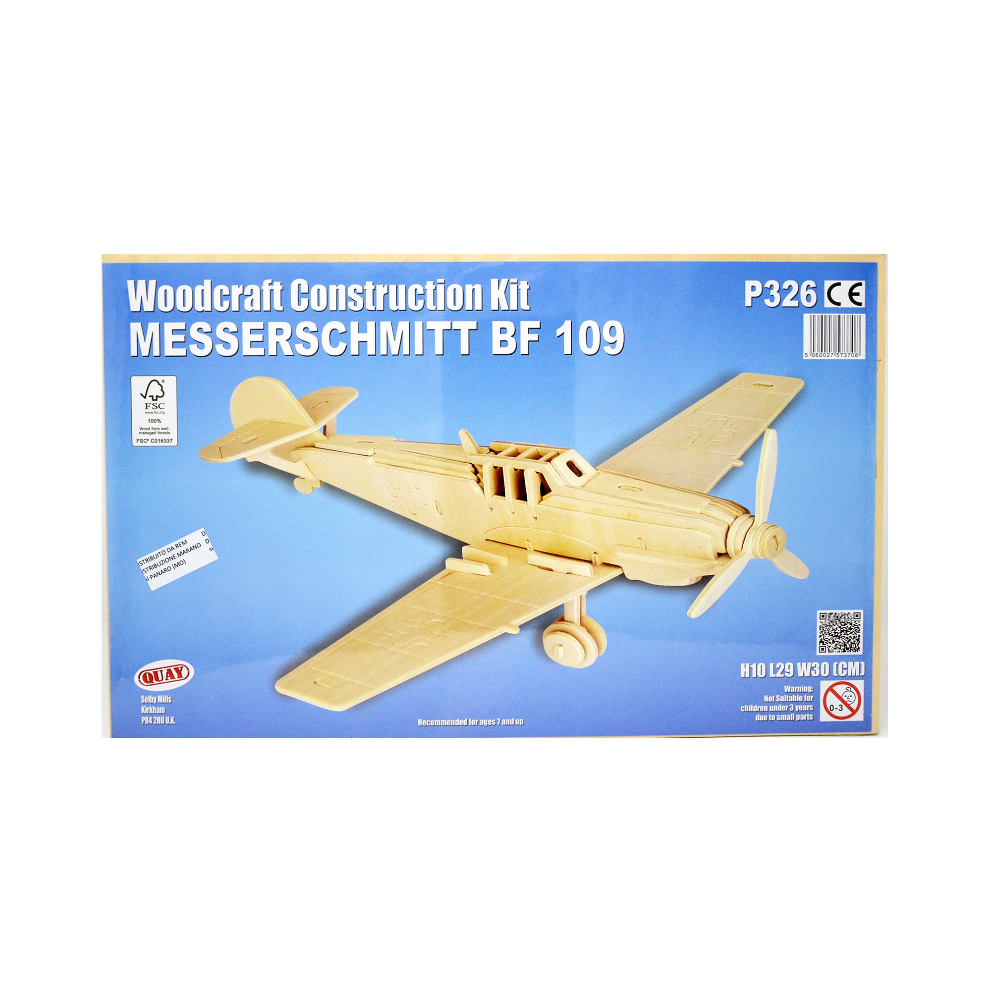 Puzzle tridimensionali in legno - Messerschmitt BF 109