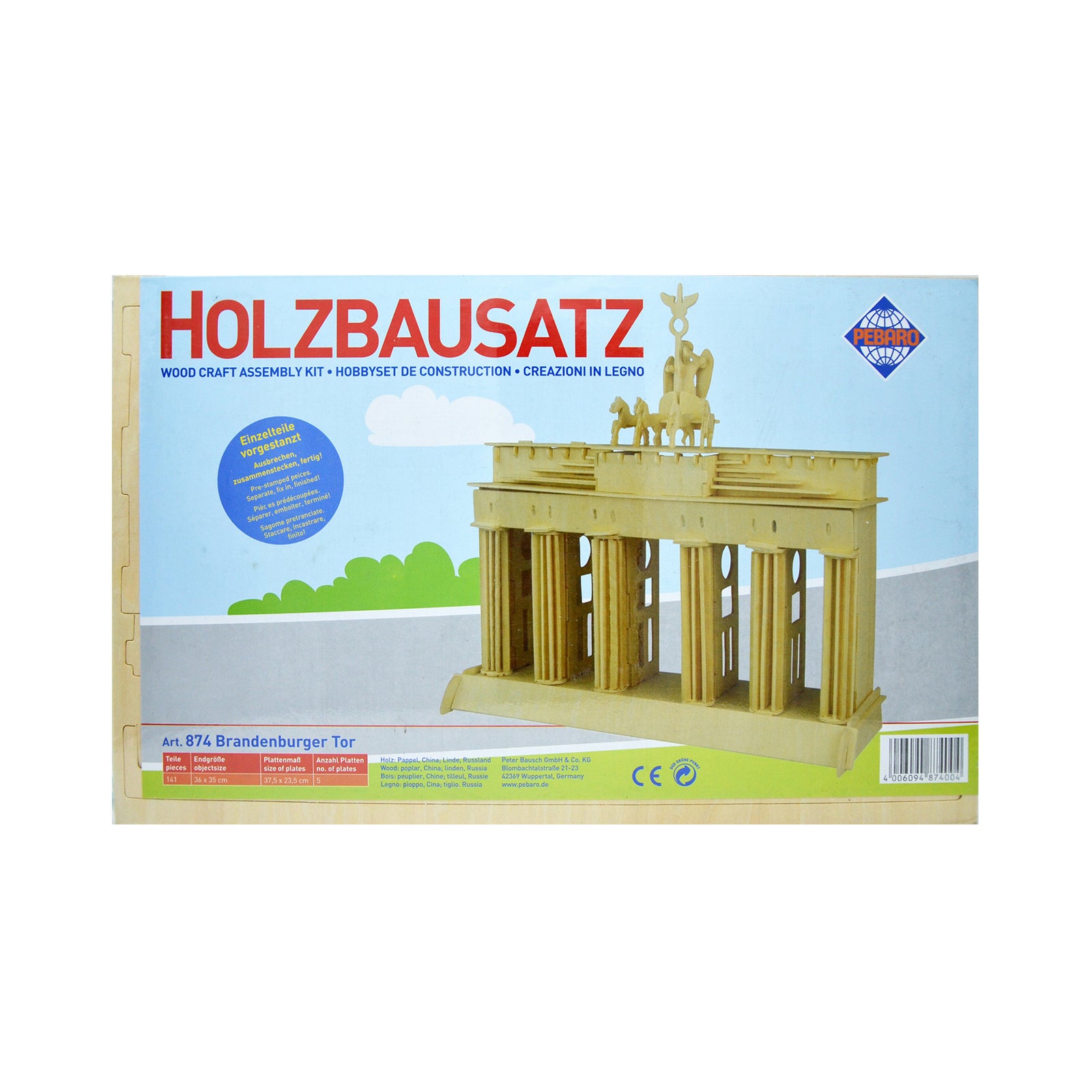 Puzzle tridimensionali in legno - Porta di Brandeburgo