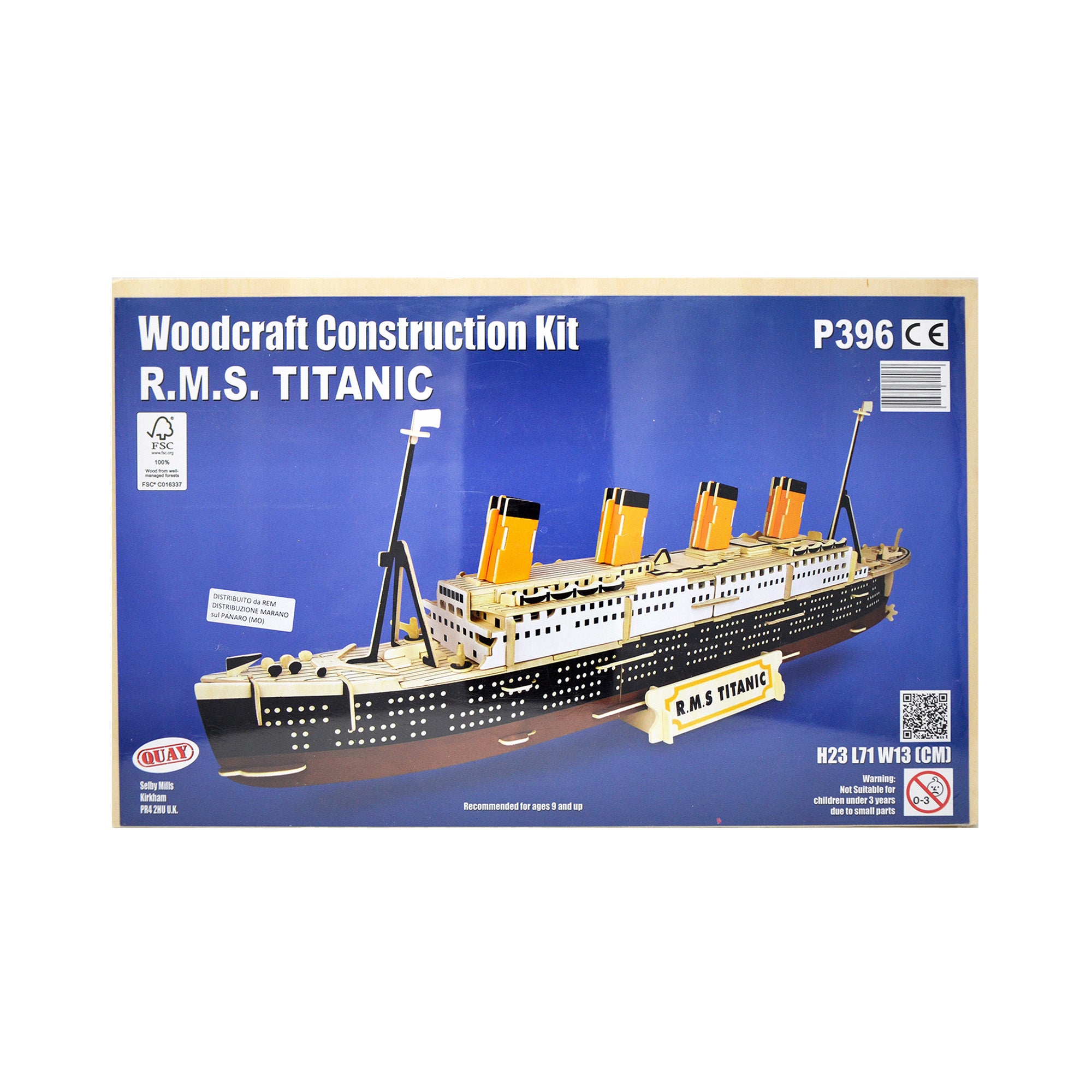 Puzzle tridimensionali in legno - R.M.S. Titanic