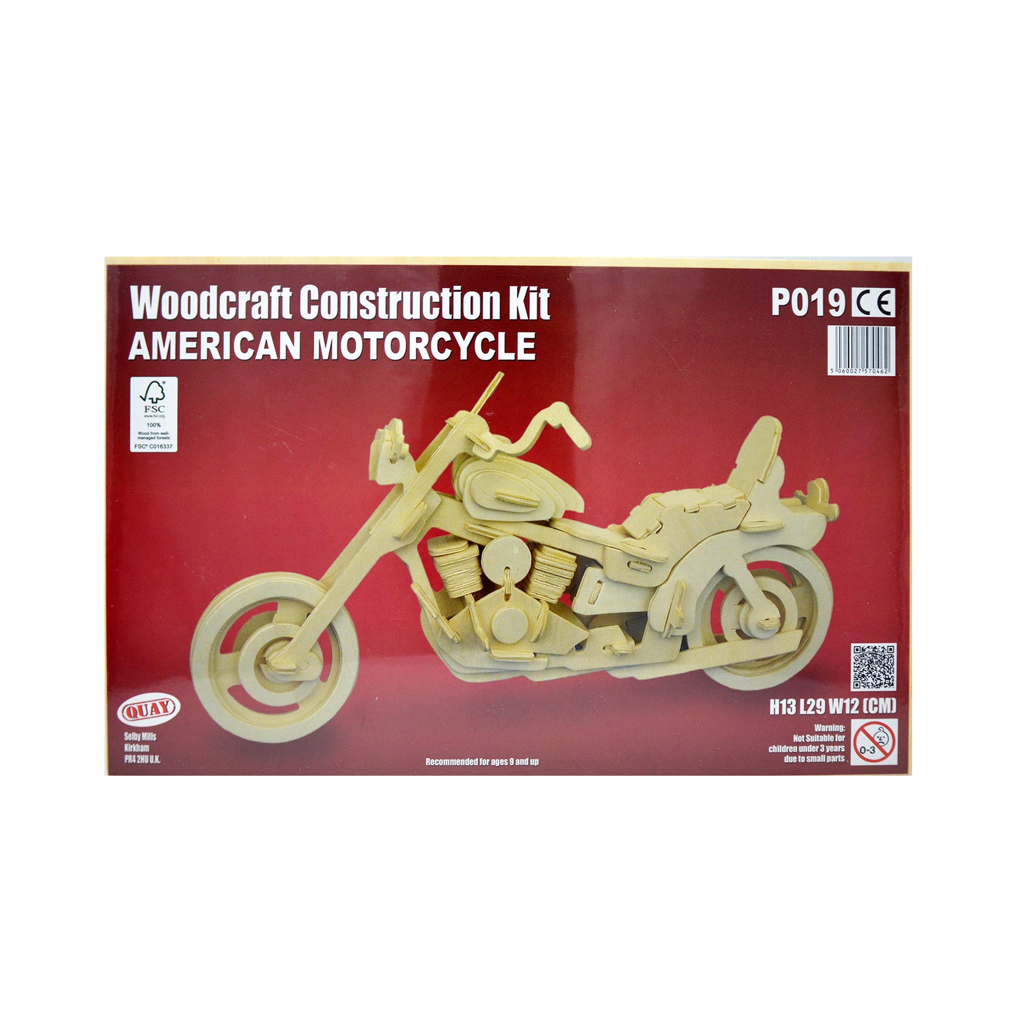 Puzzle tridimensionali in legno - American Motorcycle