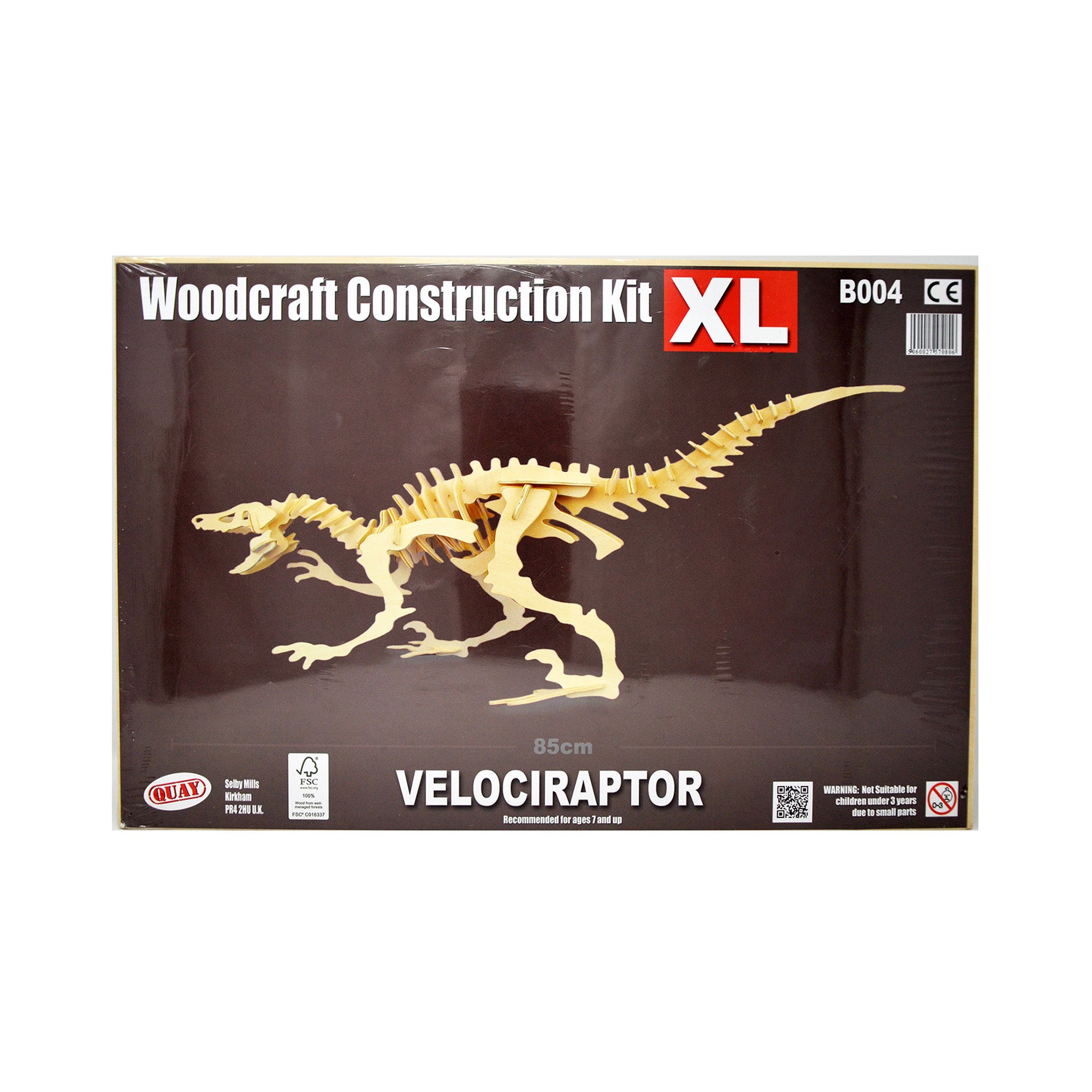 Puzzle tridimensionali in legno - Velociraptor XL