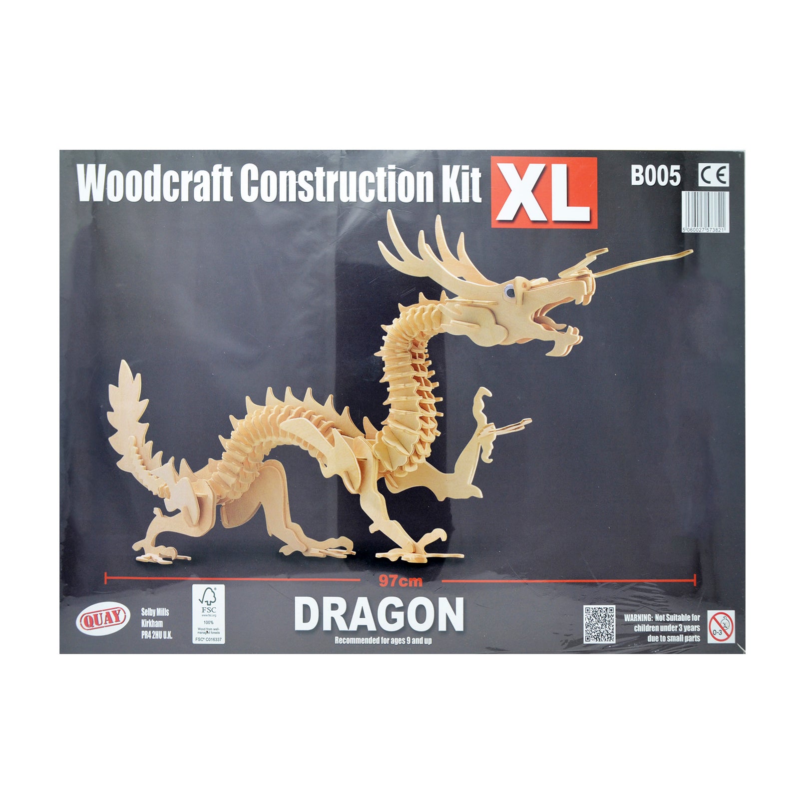 Puzzle tridimensionali in legno - Drago XL