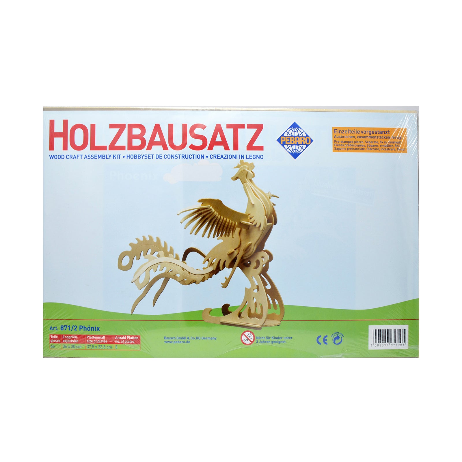 Puzzle tridimensionali in legno - Gallo