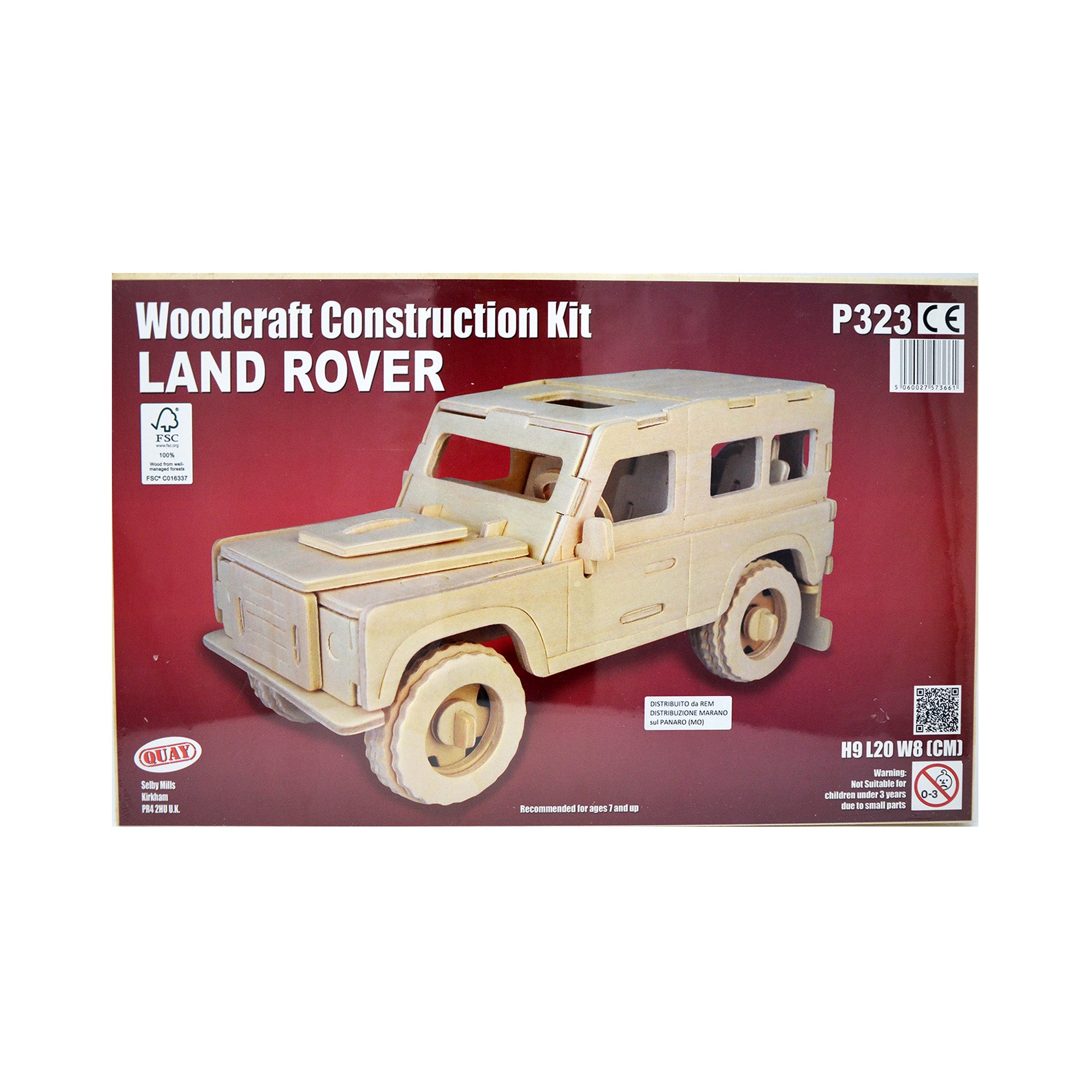 Puzzle tridimensionali in legno - Land Rover