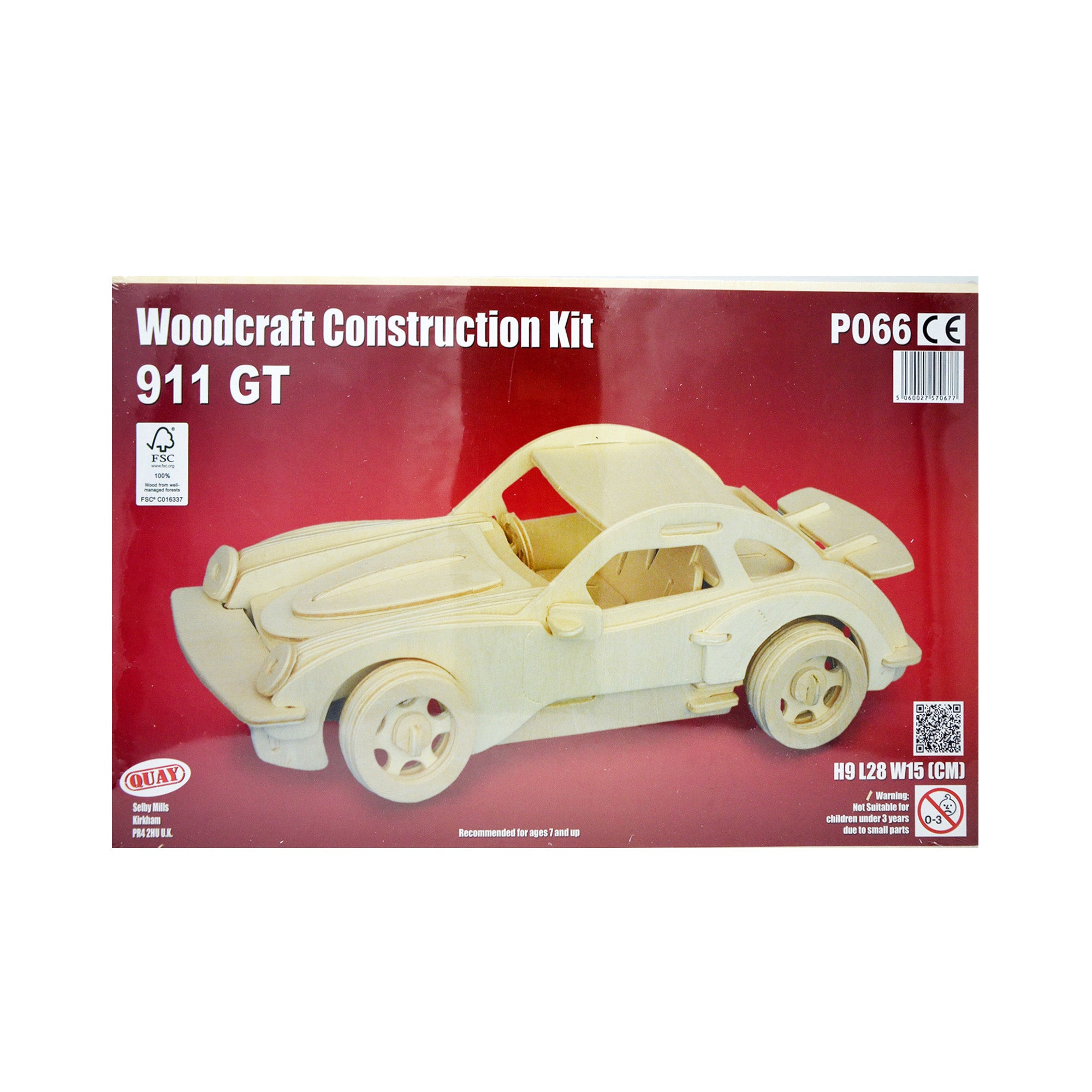 Puzzle tridimensionali in legno - 911 GT