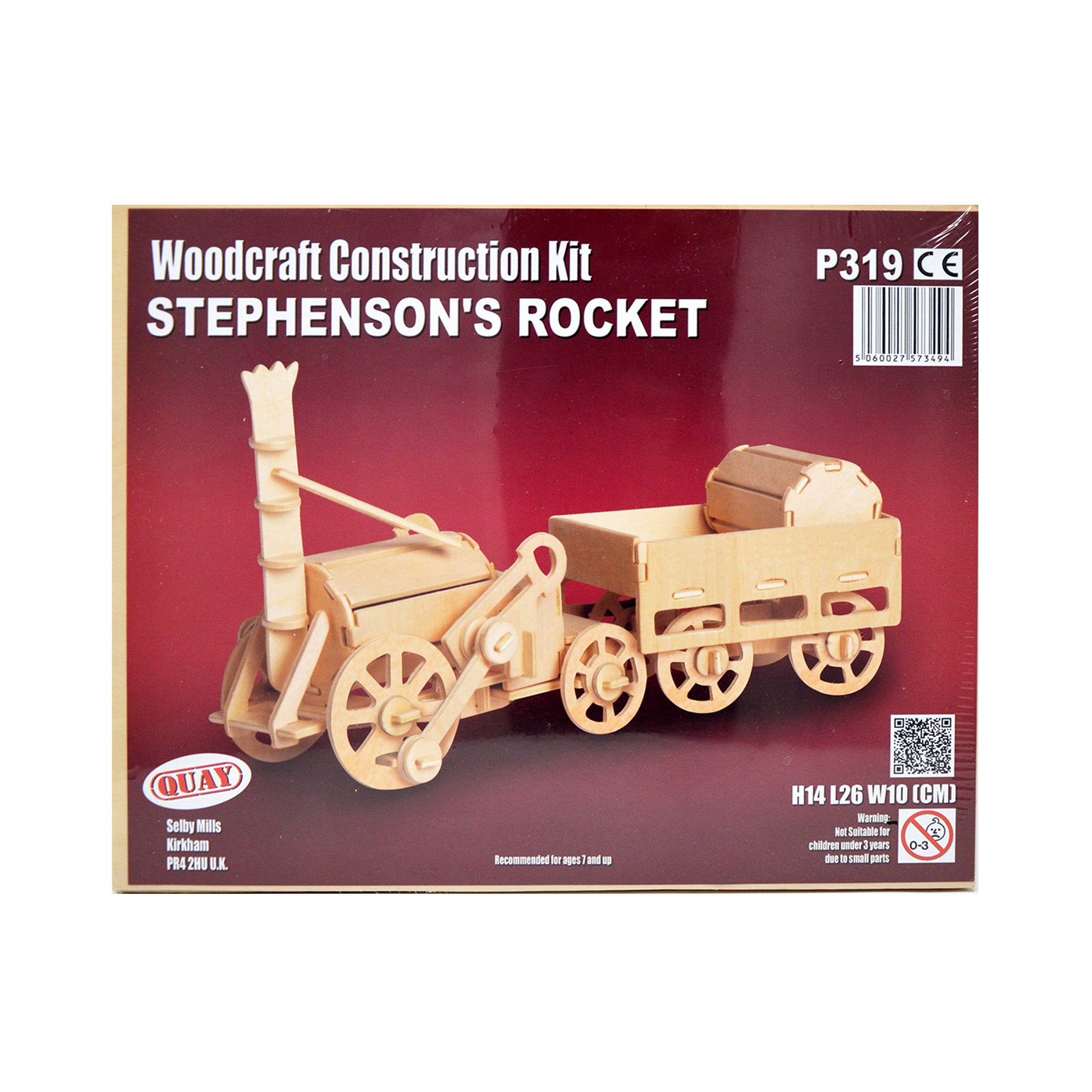 Puzzle tridimensionali in legno - Stephenson's Rocket