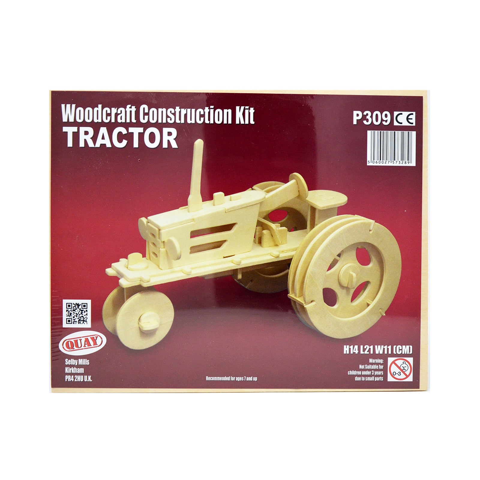 Puzzle tridimensionali in legno - Trattore