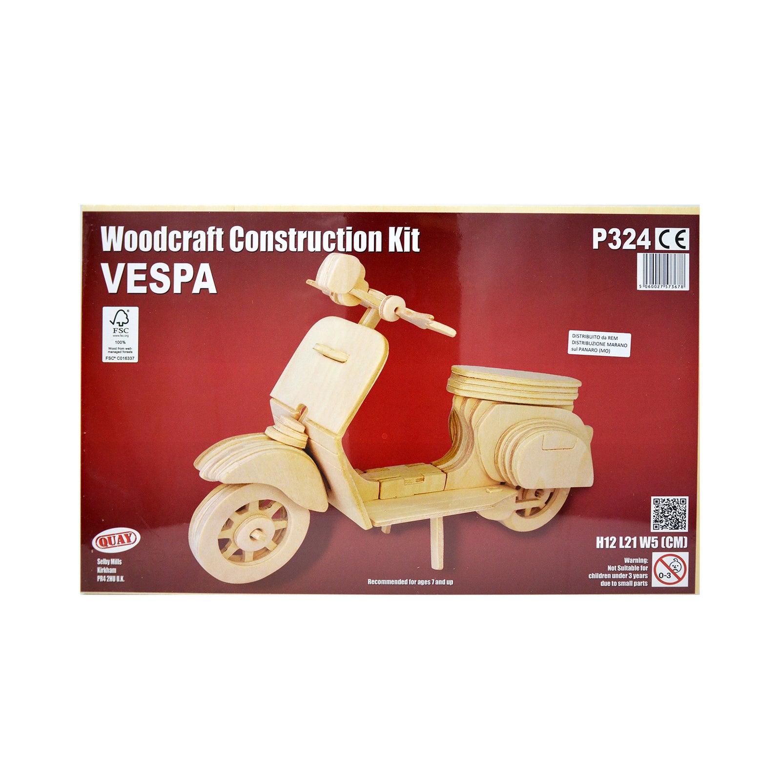 Puzzle tridimensionali in legno - Vespa
