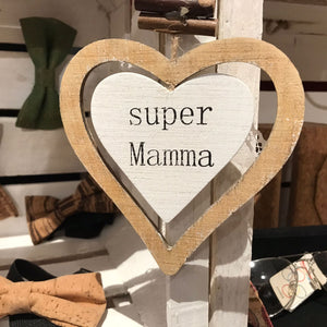 Cuori da appendere - Super Mamma